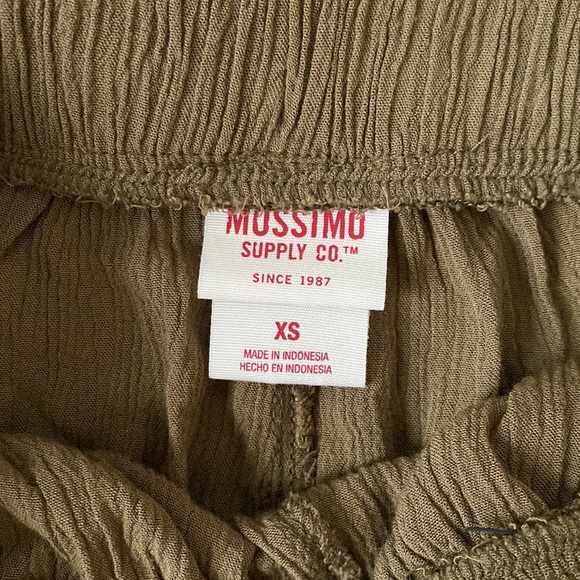 Mossimo supply summer shorts ruffle detail olive size XS - Picture 2 of 4